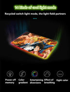 Uzumaki/Sasuke seven color LED light keyboard pad game gradient light
