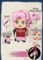 Uzumaki/Sasuke personnage original de jouet de construction en briques