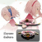 Bracelet en corde tressée à la main Kakashi/Sakura/Sasuke. Un bracelet idéal pour offrir.