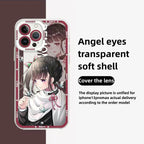 Coque de téléphone antichoc en silicone raffinée tendance Apple pour iPhone, Android Tanjirou/Nezuko