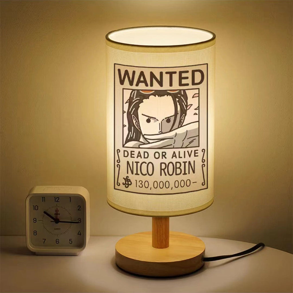 Luffy/Zoro petite lampe de table à LED, lampe de chevet, lampe de protection oculaire chaude pour étudiant