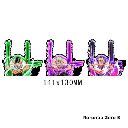 Luffy / Zoro / Nami 3D Gradient Stickers