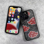 Coque de téléphone antichoc en silicone Kurama/Akatsuki pour iPhone