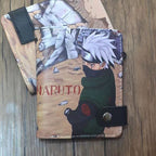Portefeuille en cuir exquis Sasuke/Itachi/Kakashi avec design grande capacité et excellente qualité