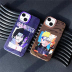 Coque de téléphone anti-collision en silicone tendance exquise Sasuke/Uzumaki Apple