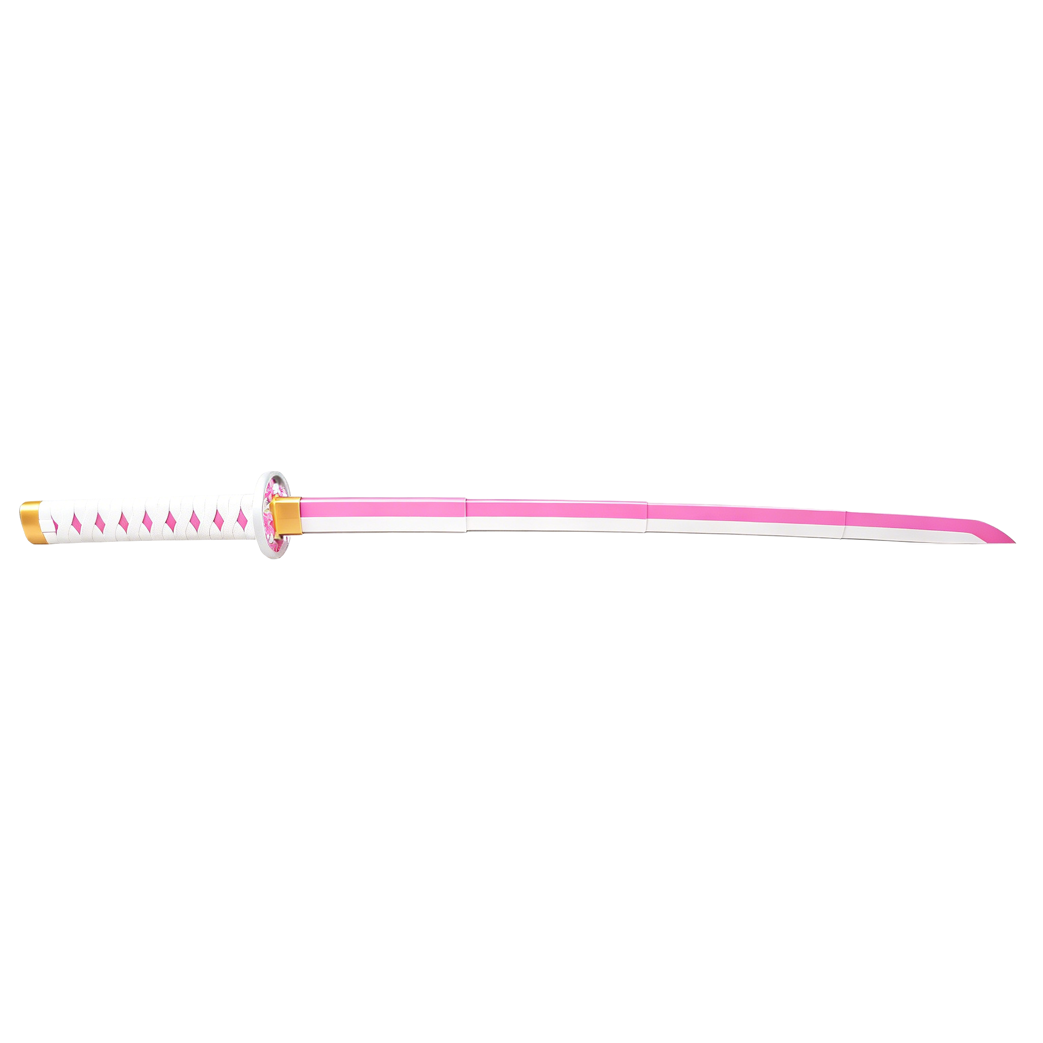Demon Slayer Tanjiro Zenitsu Katana rétractable, Épée Accessoire de Cosplay Anime