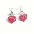 Boucles d'oreilles pendantes en émail One Piece Fruit du Démon Pyro-Fruit de Ace