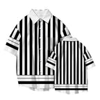 T-shirt Tanjirou/Nezuko, nouveauté été, coupe ample, chemise COS imprimée, tendance jeune décontractée, polyvalente