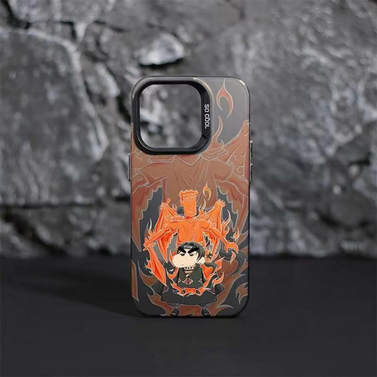 Kakashi/Madara/Itachi/Sasuke Coque de téléphone antichoc en silicone tendance Apple exquise