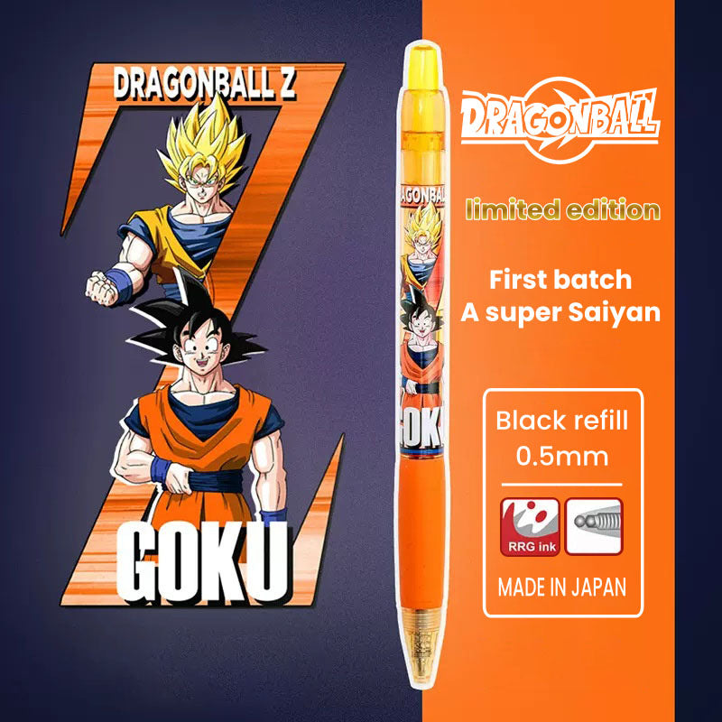 Stylo bille Goku/Vegeta Cool Push - Ressentez la puissance de l'anime en écrivant