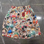 Luffy/Zoro/Sanji/Ace Bermuda ample d'été pour la maison