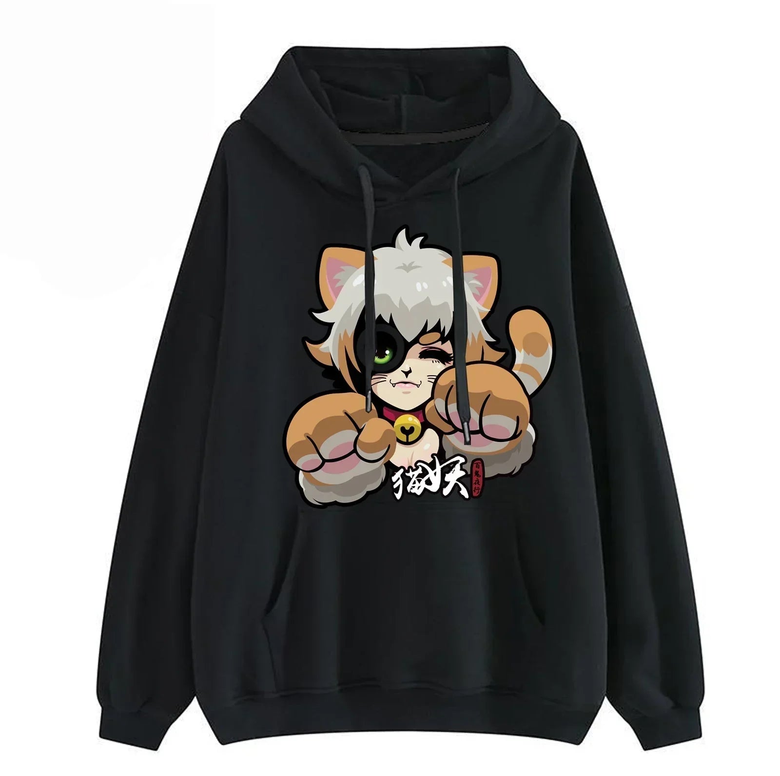 Modélisation du personnage de Sasuke, cool, créatif, dynamique, yeux clignotants, sweat à capuche dessin animé