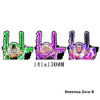 Luffy/Zoro/Nami 3D gradient stickers