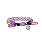 Bracelet Tanjirou/Nezuko, corde tressée à la main. Un bracelet idéal pour un cadeau.