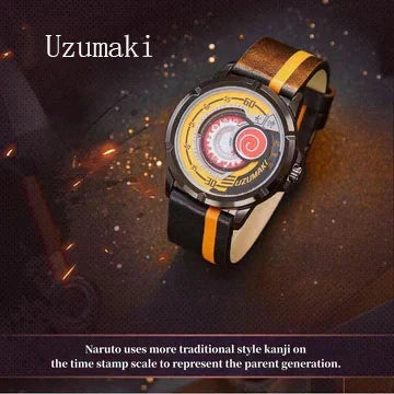 Montre Boruto/Sasuke/Sarada Montre étanche à trois degrés Montre Sharingan