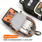 Trousse Naruto Anime avec breloques Crocs DIY - Grande capacité