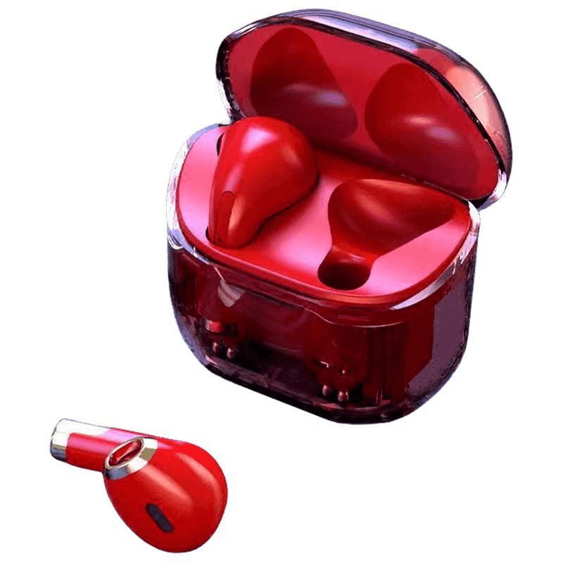 Marvel Iron Man Captain America TWS Wireless Gaming Earbuds, Transparent Case Bluetooth 5.3 Low Latency Headphones