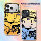Naruto Sasuke Anime Phone Case, Graffiti Style Multi Character Shockproof Protective Case For iPhone All Models Anti-Scratch Soft TPU Cell Phone Cover