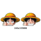 Autocollants 3D dégradés Luffy/Zoro/Nami