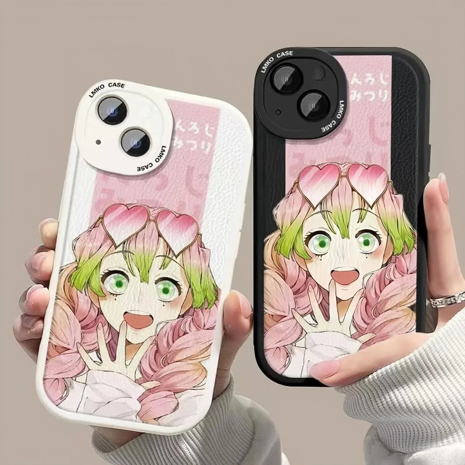 Kanroji Mitsuri super cute Apple silicone crash-resistant phone case