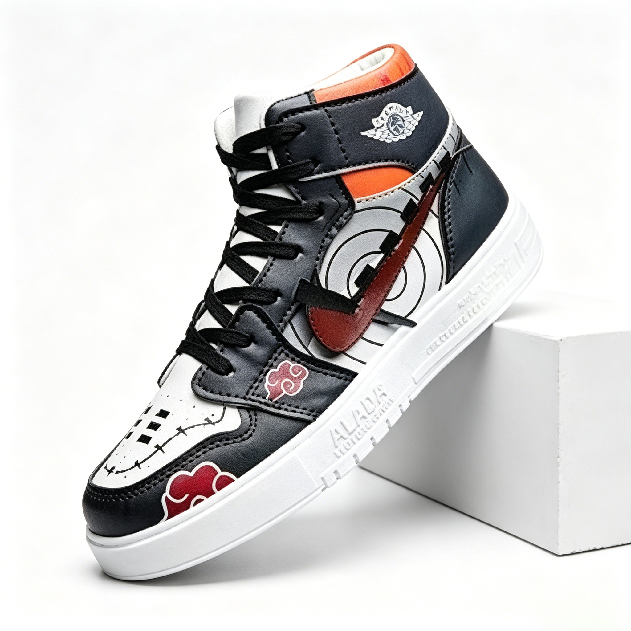 Baskets montantes Naruto Pain Yahiko Anime, chaussures streetwear décontractées à motif Akatsuki
