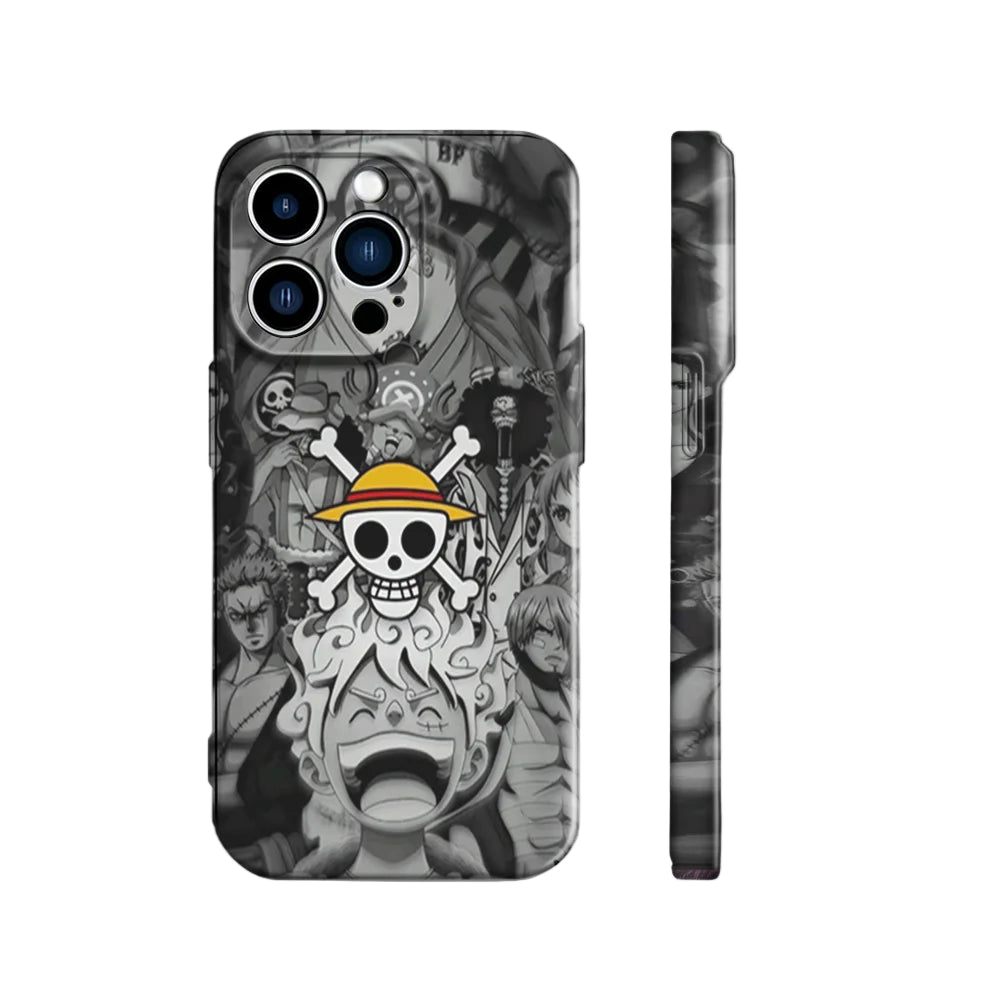 Luffy & Future Pirate King's Crew | One Piece 3D Printed Anime Phone Case