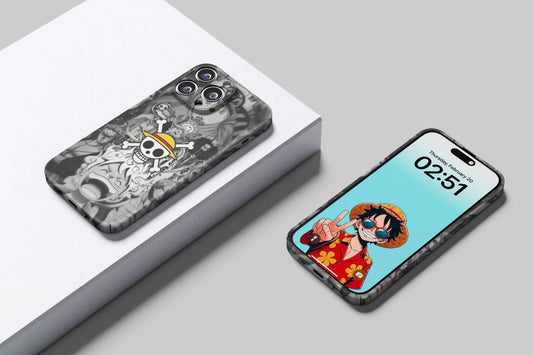 Luffy & Future Pirate King's Crew | One Piece 3D Printed Anime Phone Case