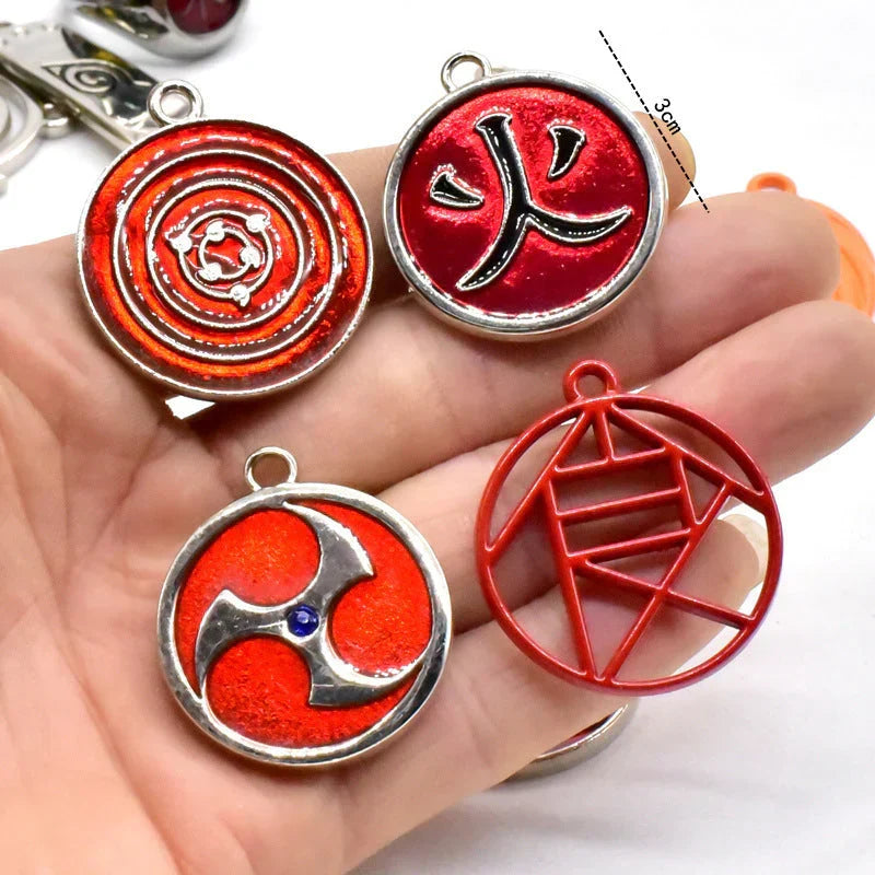 Naruto Naruto Uzumaki Sasuke Uchiha Anime Jewelry Gift Set, Ninja Kunai Headband Sharingan Pendant Collection Box