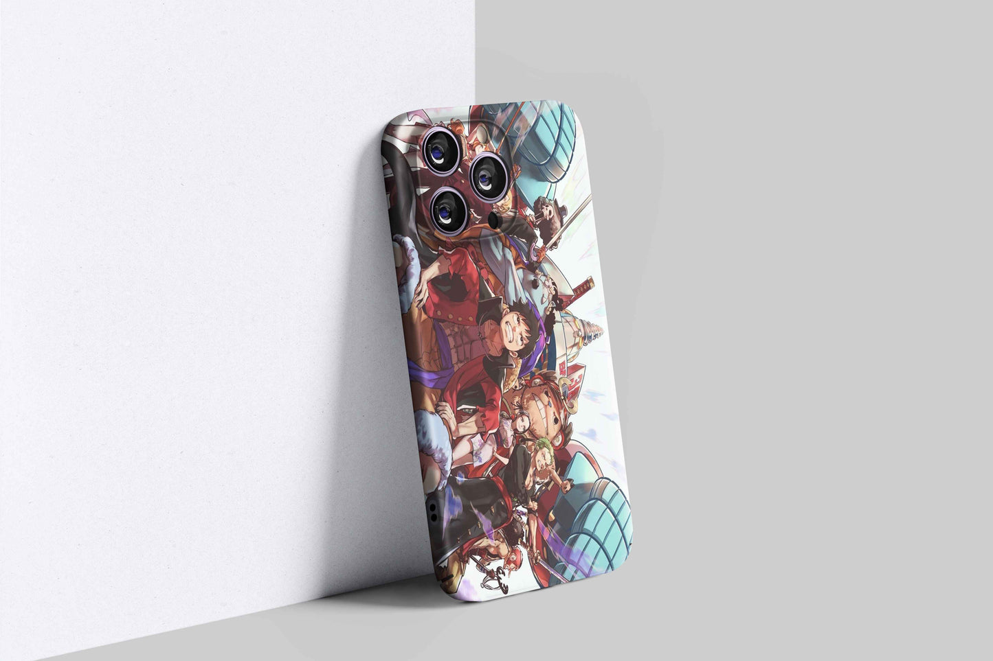 Luffy & The Straw Hat Family | One Piece 3D Printed Anime Phone Case