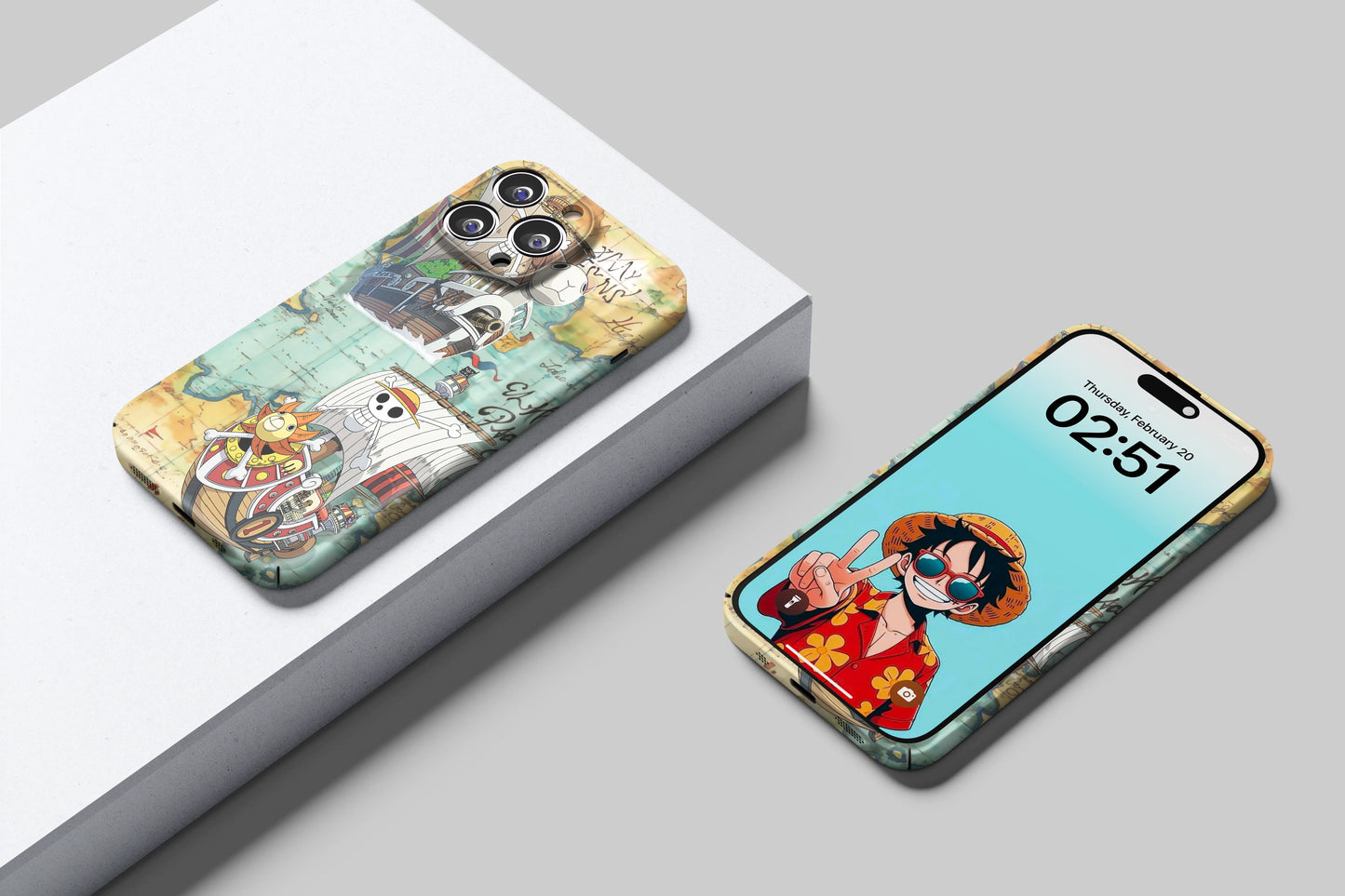Going Merry & Thousand Sunny | One Piece 3D Printed Anime Phone Case