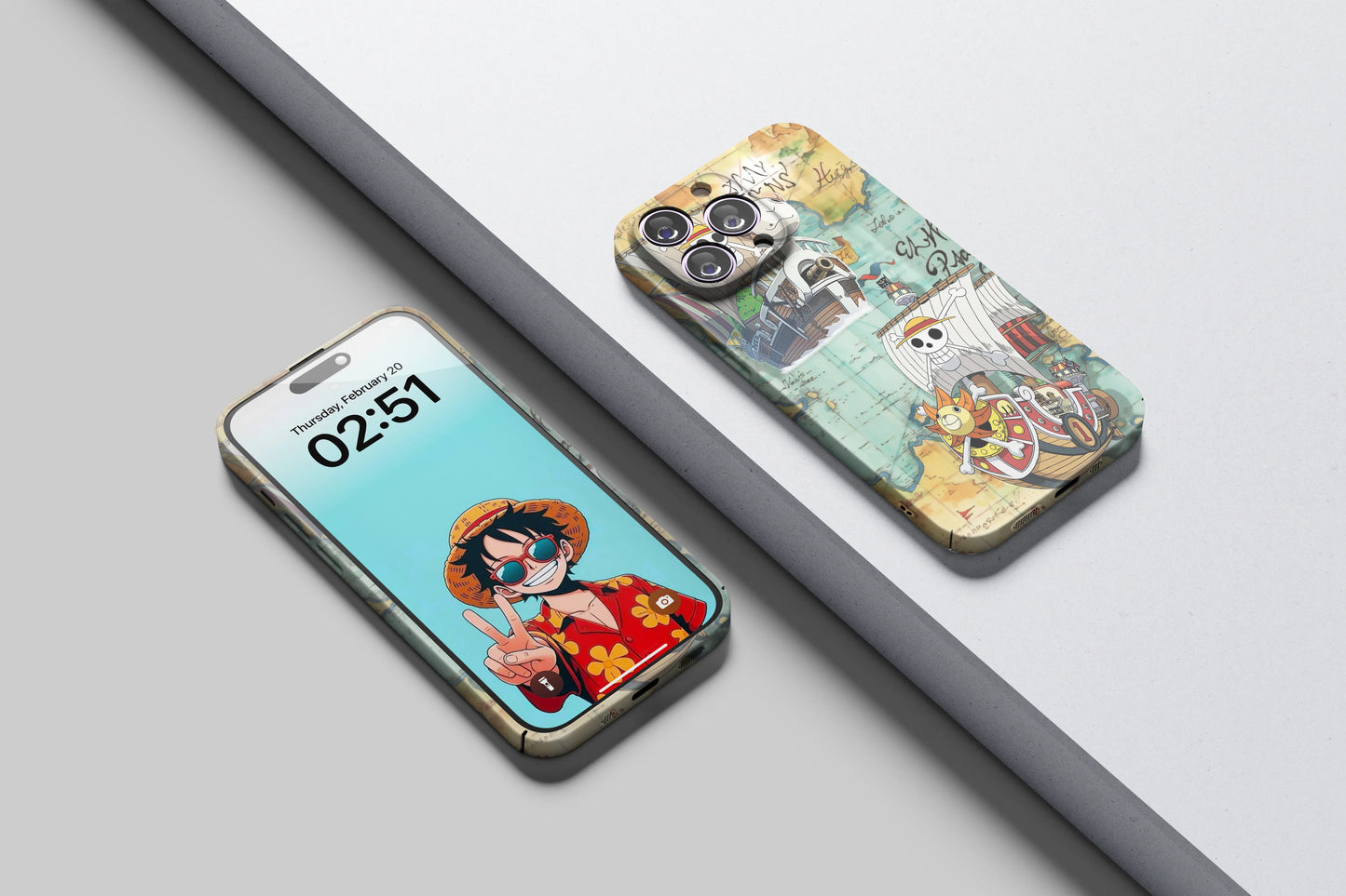 Going Merry & Thousand Sunny | One Piece 3D Printed Anime Phone Case