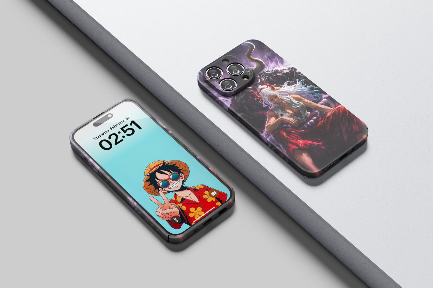 Yamato & Kaido | One Piece 3D Printed Anime Phone Case