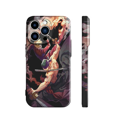 Zoro & Sanji In Action | One Piece 3D Printed Anime Phone Case