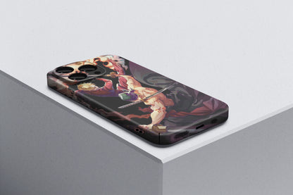 Zoro & Sanji In Action | One Piece 3D Printed Anime Phone Case