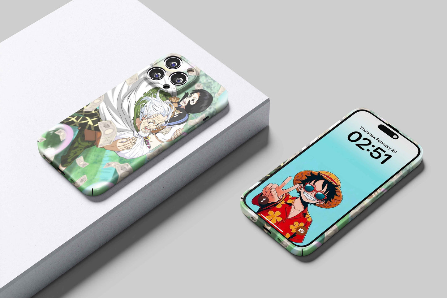 Rayleigh & Shakky Tides Of The Old Era | One Piece 3D Printed Anime Phone Case