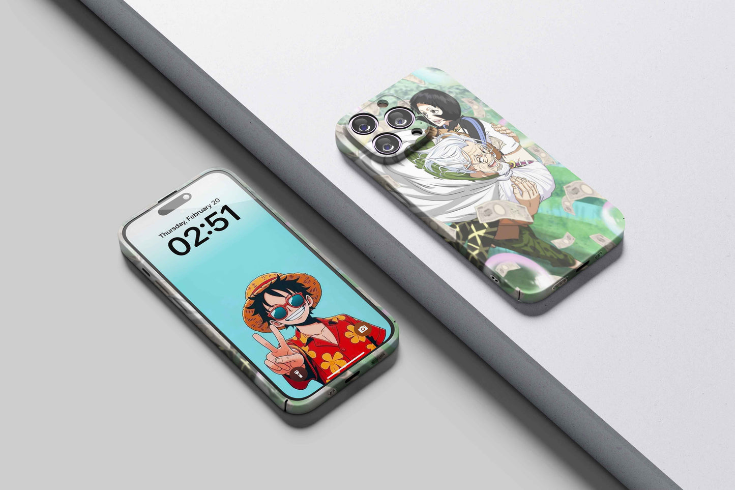 Rayleigh & Shakky Tides Of The Old Era | One Piece 3D Printed Anime Phone Case