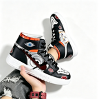 Baskets montantes Naruto Pain Yahiko Anime, chaussures streetwear décontractées à motif Akatsuki