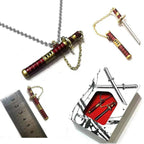 Zoro Necklace with sheath Metal Alloy Detachable Express (size 6CM)