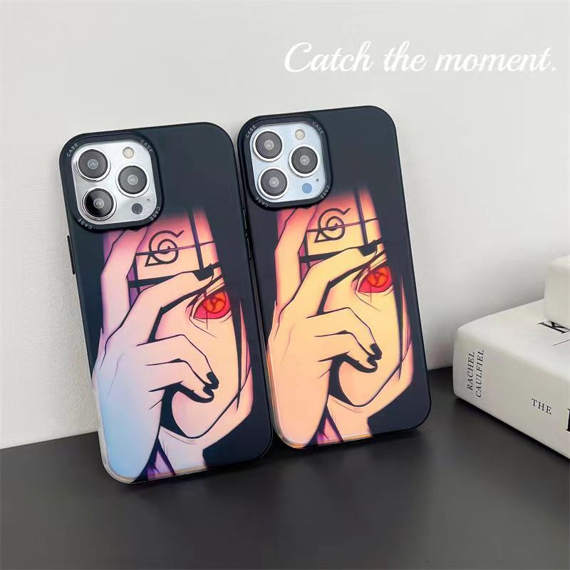 Coque de téléphone antichoc en silicone Uchiha Itachi pour iPhone
