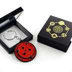 Porte-clés rotatif Sharingan Naruto - Jouet Fidget Spinner Uchiha Anime