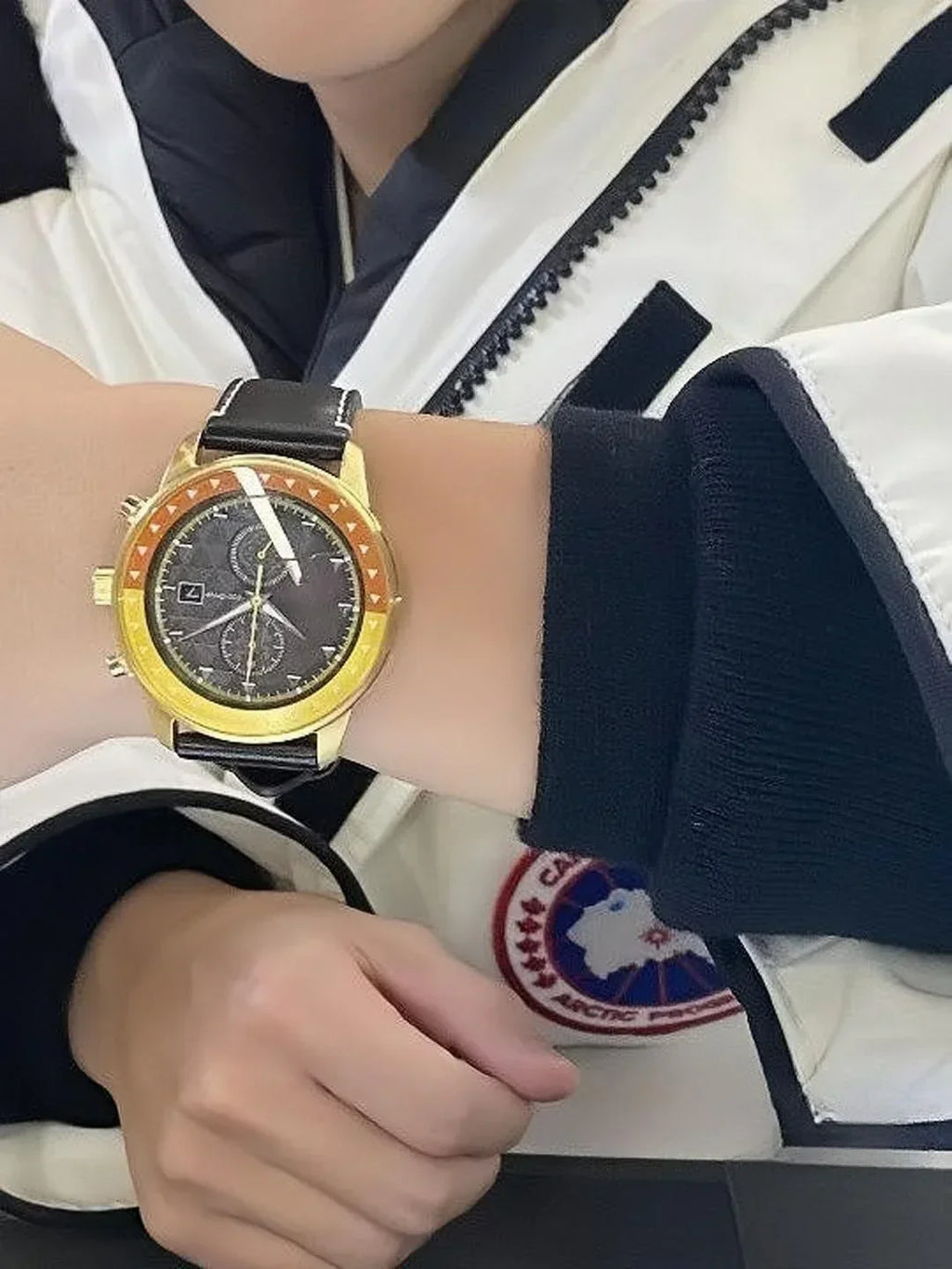 Montre unisexe de sport à quartz analogique Agatsuma Zenitsu pour hommes 100M étanche