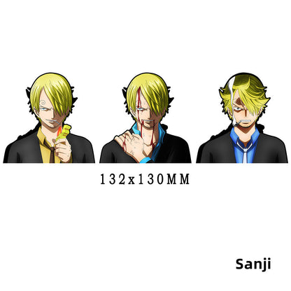 Luffy / Zoro / Nami 3D Gradient Stickers