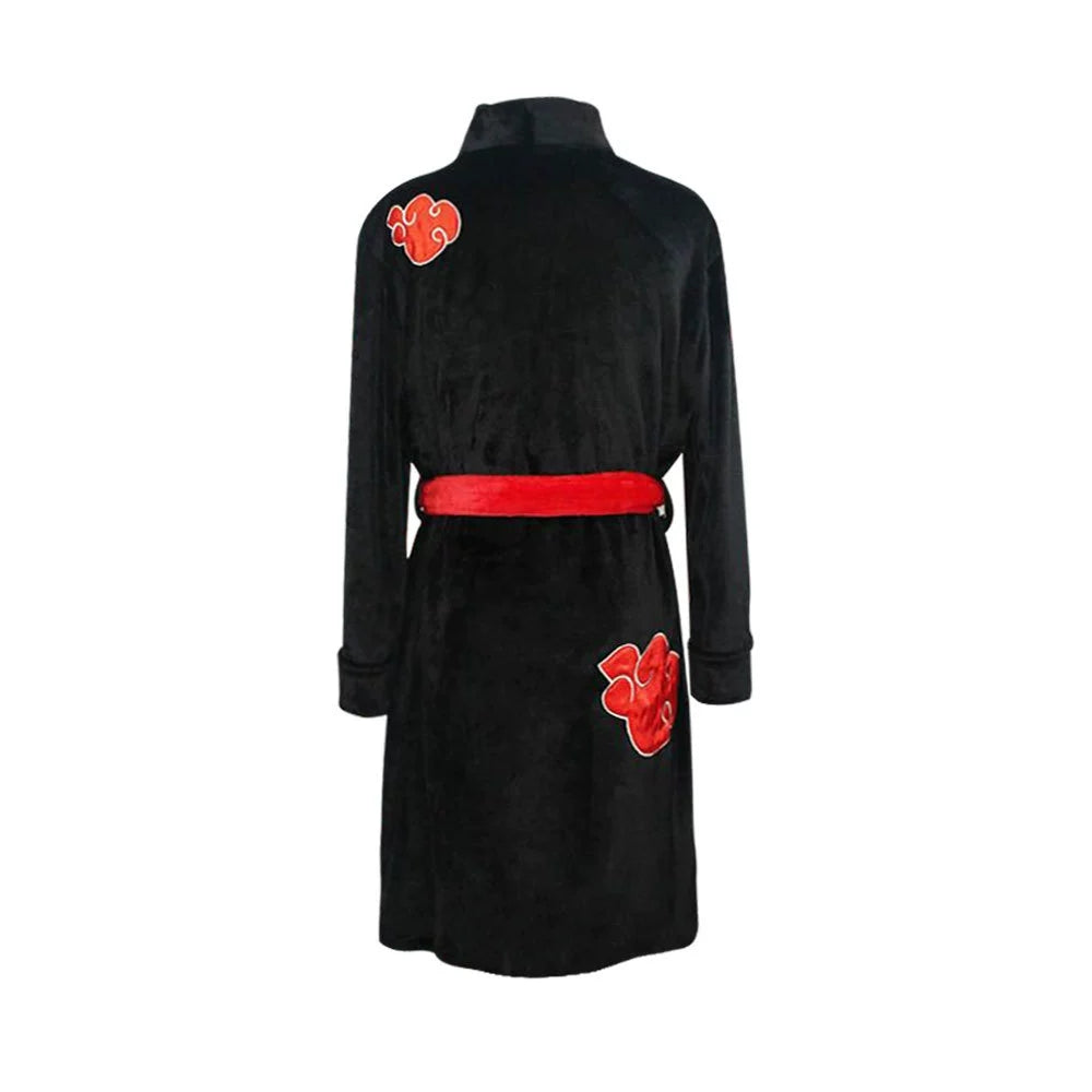 Robe de nuit en flanelle de ninja Fire Shadow - Endormez-vous dans une chemise de nuit confortable