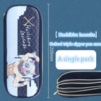 Trousse à stylo Kamado Tanjirou, nouveauté 2022, grande capacité 3 couches, EVA étanche