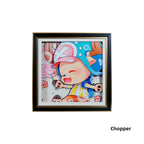 Luffy/Ace/Zoro dessin 3D de bande dessinée artisanale