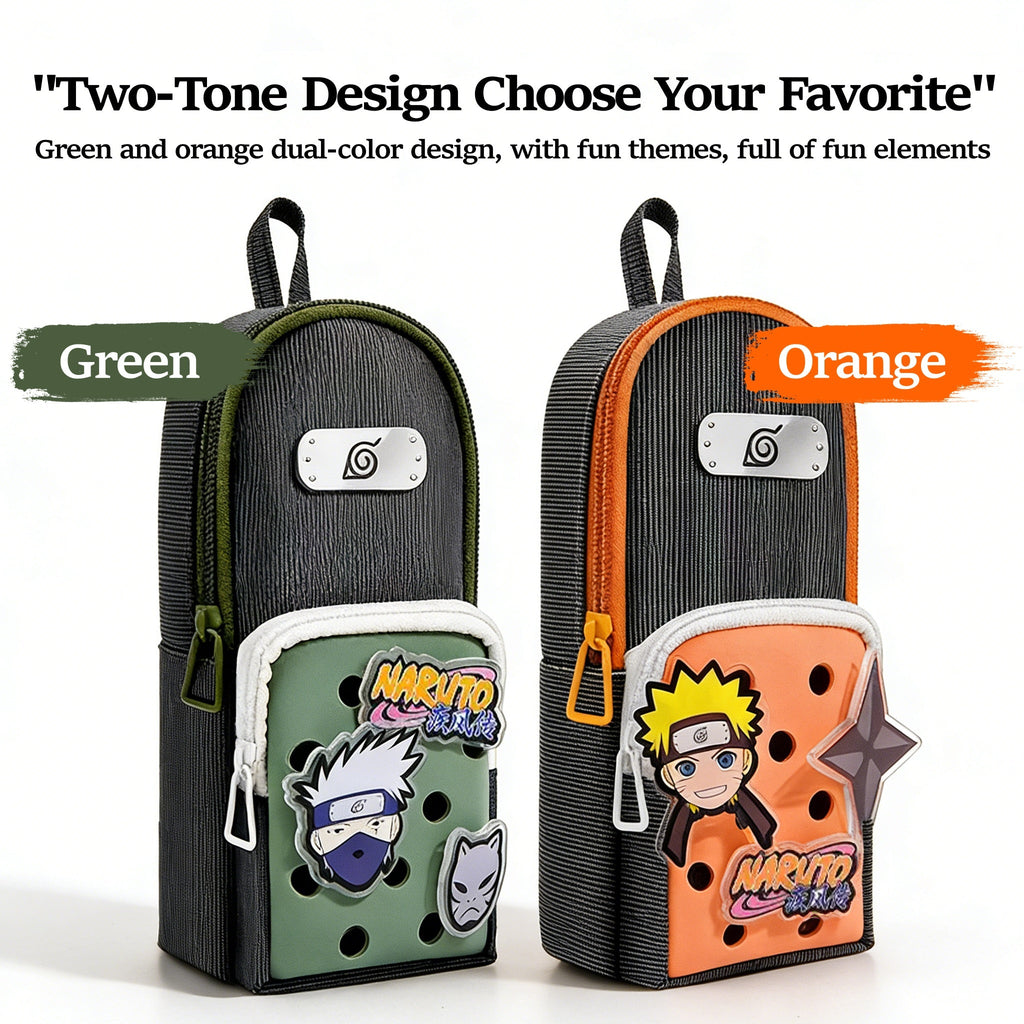 Trousse Naruto Kakashi, Trousse à crayons Anime grande capacité avec stylo Kunai