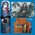 Itachi/Sasuke motif haute définition Impression magnifique défilement de dessin animé trousse créative