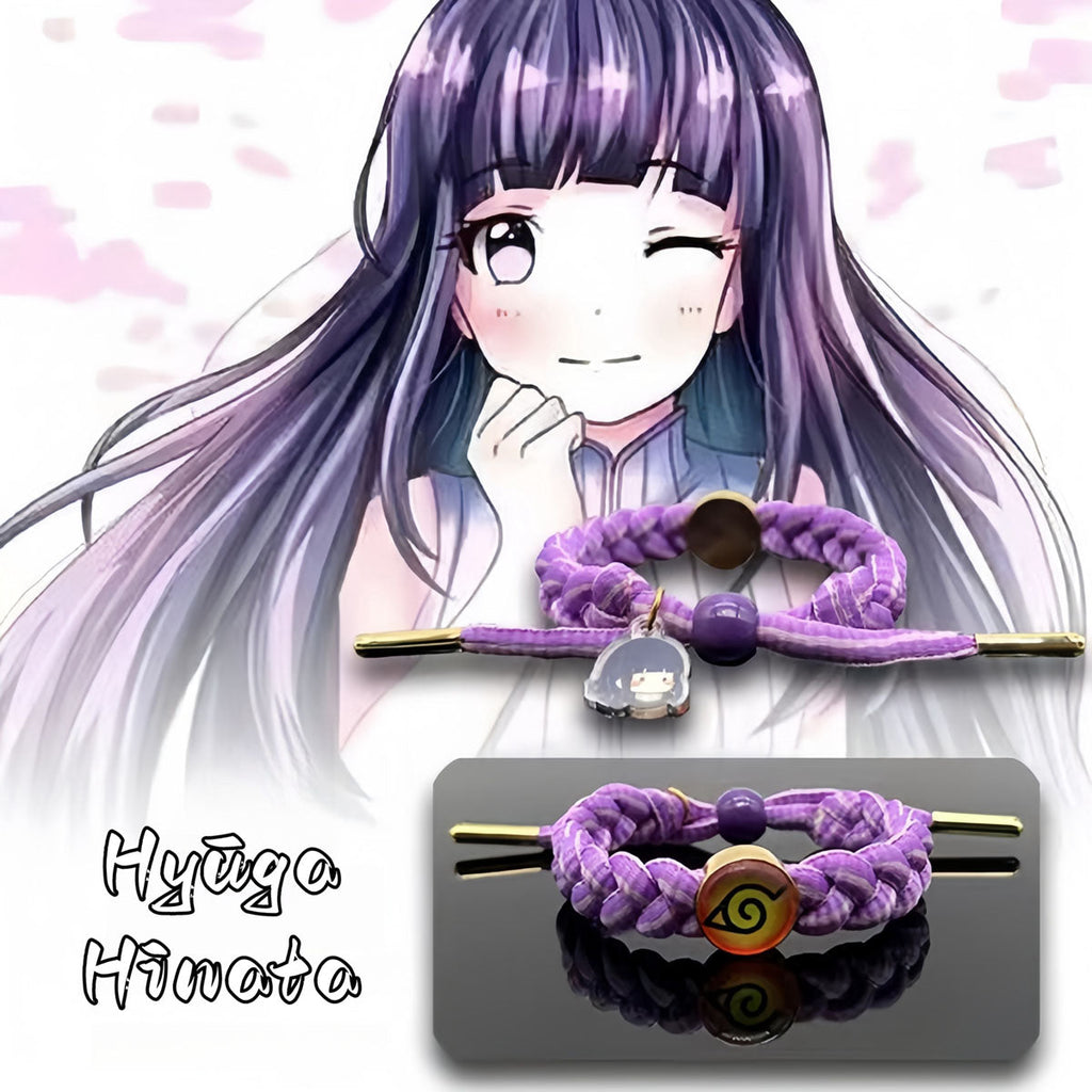 Bracelet en corde tressée à la main Kakashi/Sakura/Sasuke. Un bracelet idéal pour offrir.