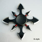 Figurine Sharingan avec hand spinner en métal pour soulager le stress