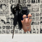 Porte-clés jouet sonore Den Den Mushi Luffy/Ace/Sabo, rétention sonore exclusive, plaisir d'accompagner